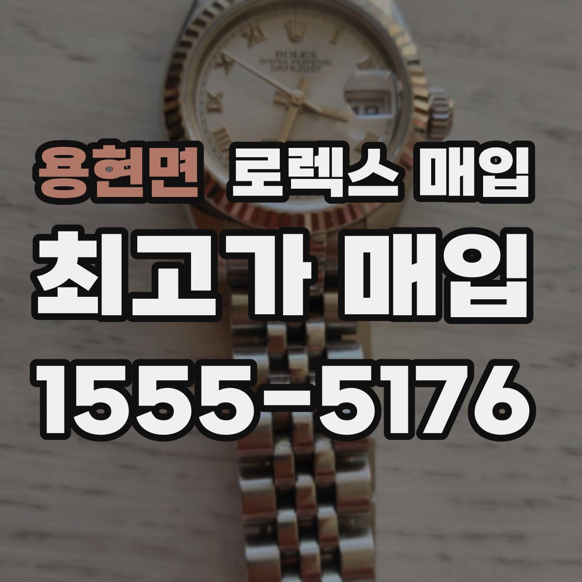 용현면 로렉스 매입