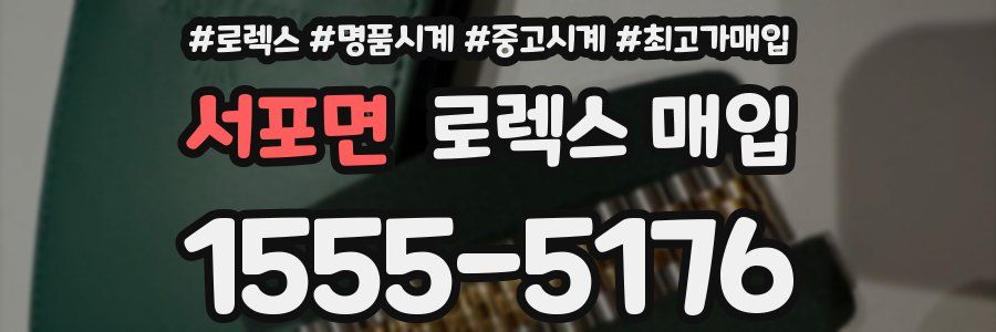 서포면 로렉스 매입