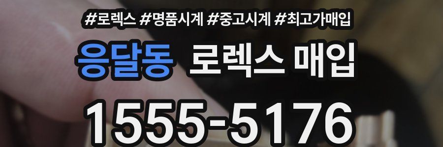 응달동 로렉스 매입