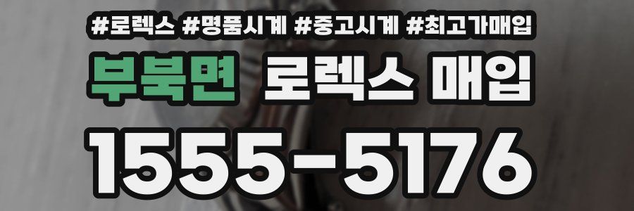 부북면 로렉스 매입