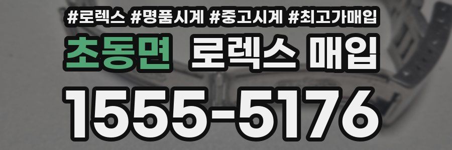 초동면 로렉스 매입