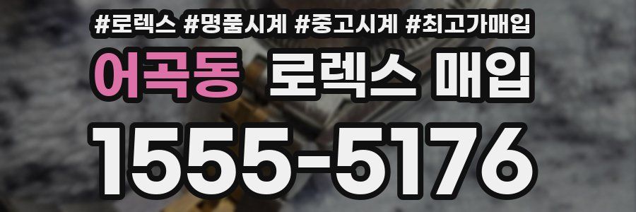 어곡동 로렉스 매입