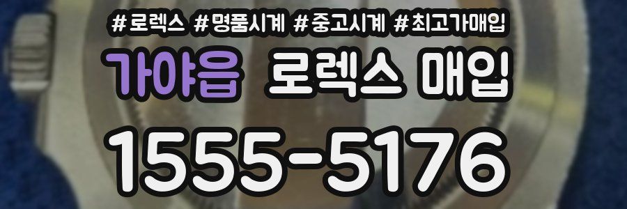 가야읍 로렉스 매입