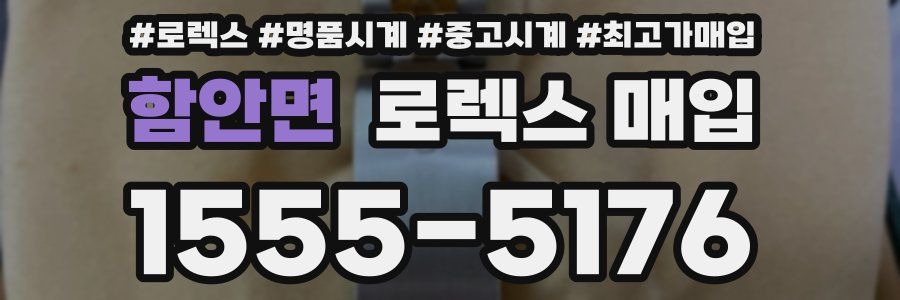 함안면 로렉스 매입