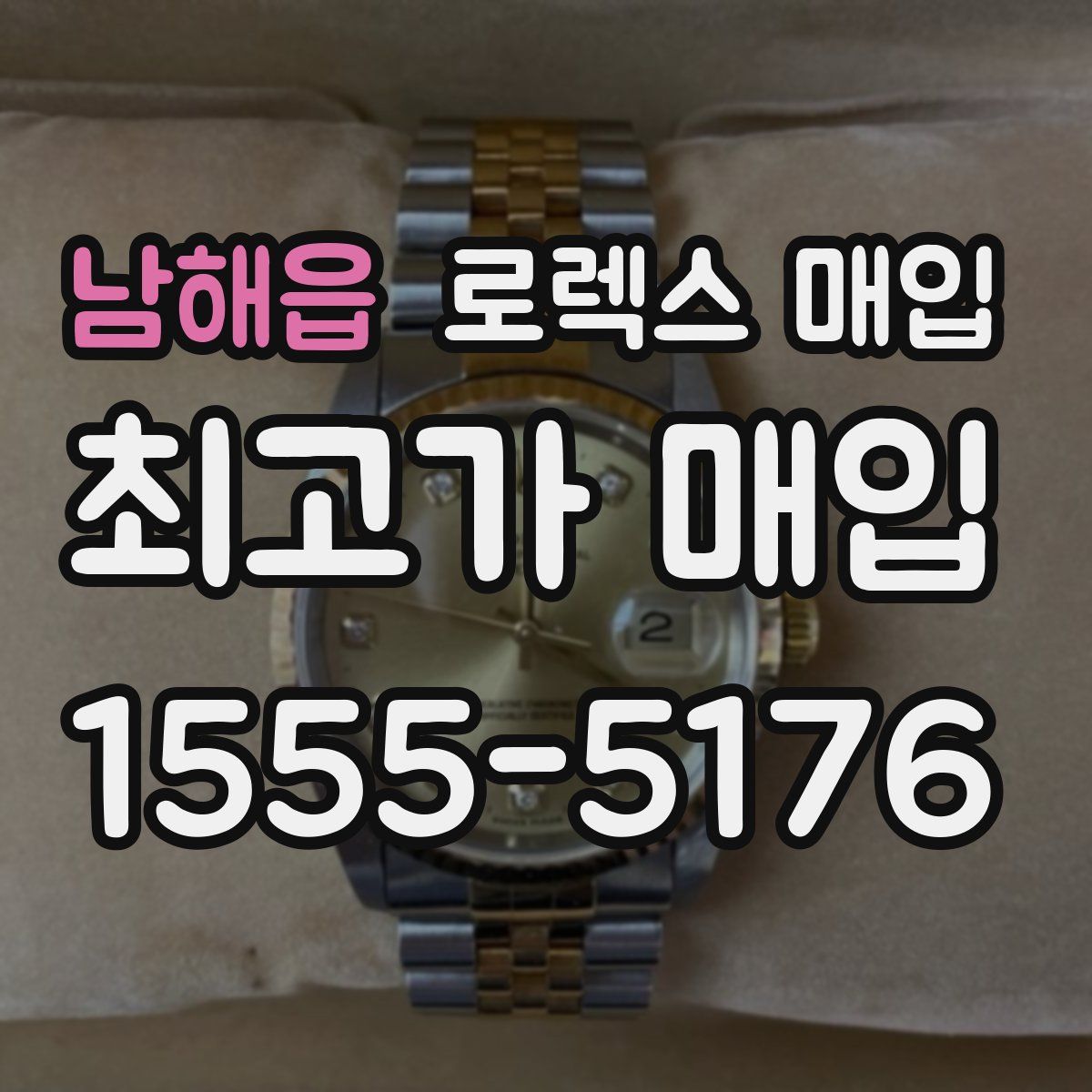 남해읍 로렉스 매입