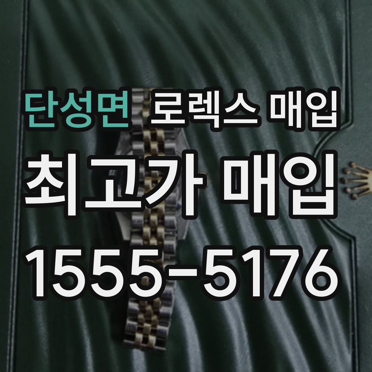 단성면 로렉스 매입