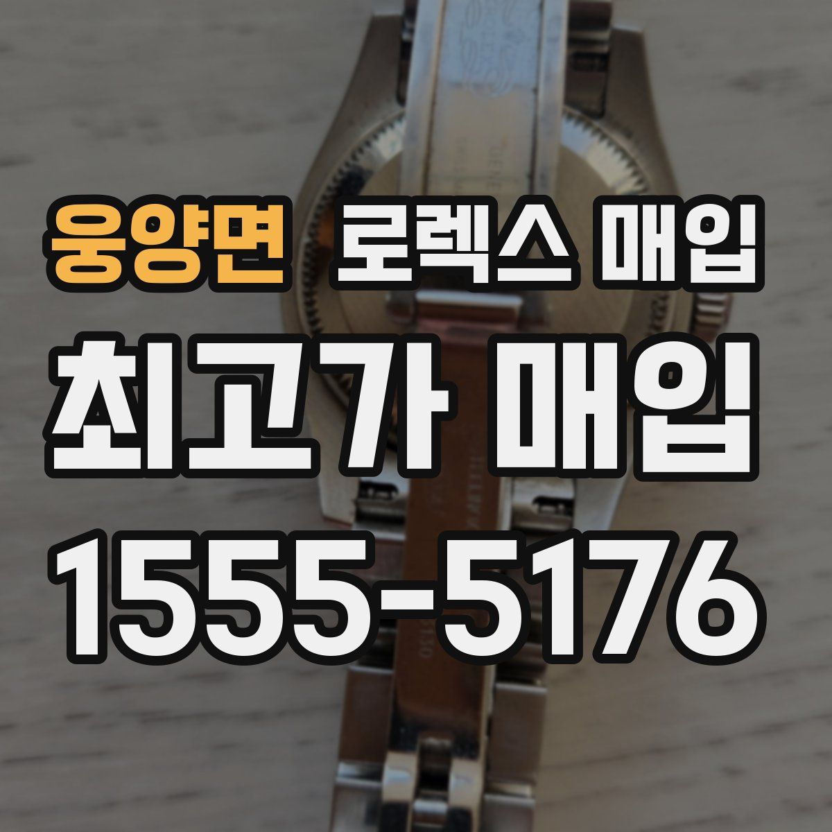 웅양면 로렉스 매입