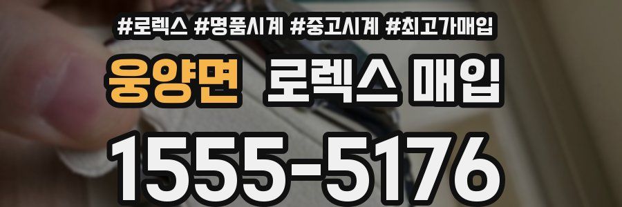 웅양면 로렉스 매입