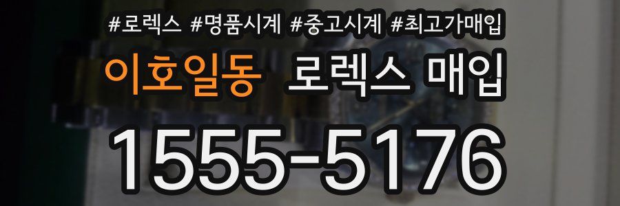 이호일동 로렉스 매입