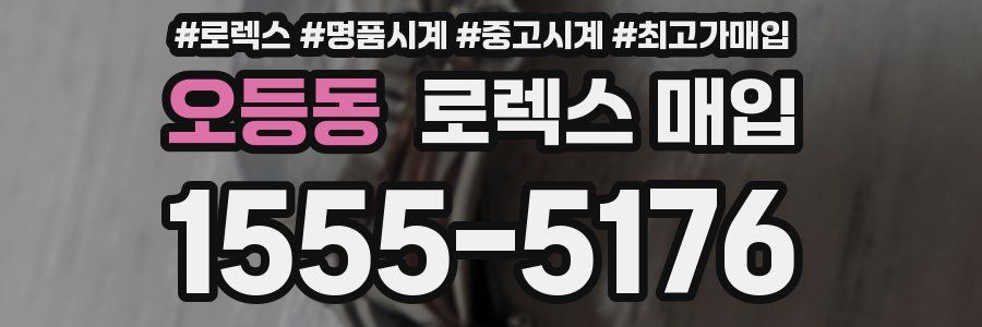 오등동 로렉스 매입