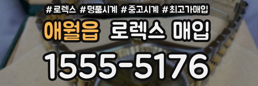 애월읍 로렉스 매입