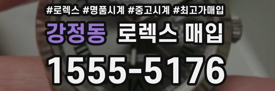 강정동 로렉스 매입