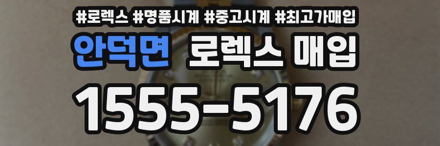 안덕면 로렉스 매입