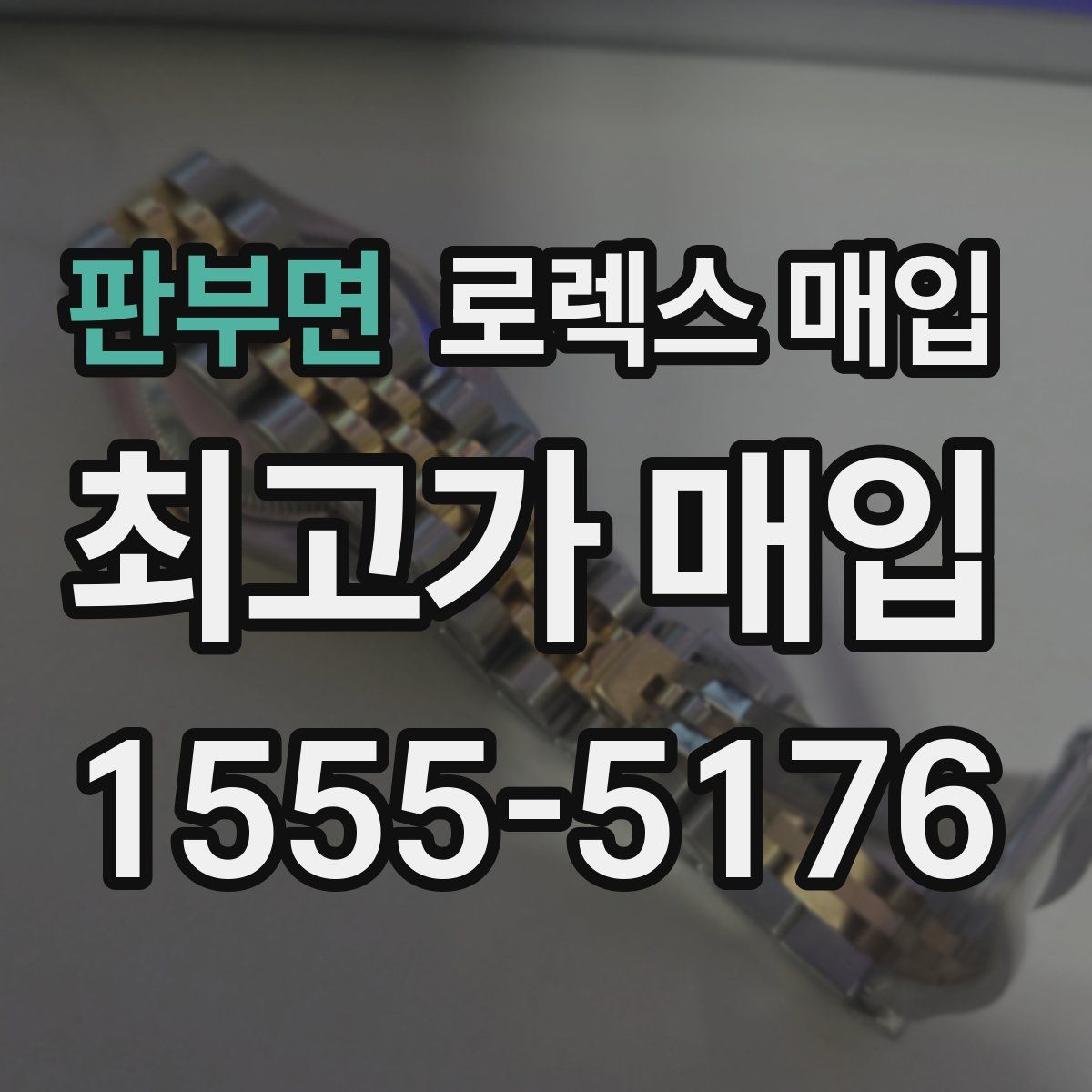 판부면 로렉스 매입