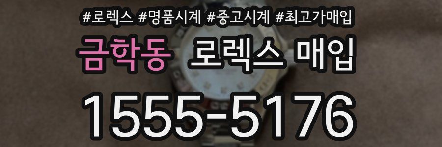 금학동 로렉스 매입