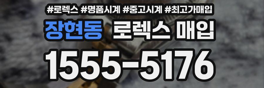 장현동 로렉스 매입