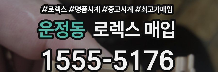 운정동 로렉스 매입