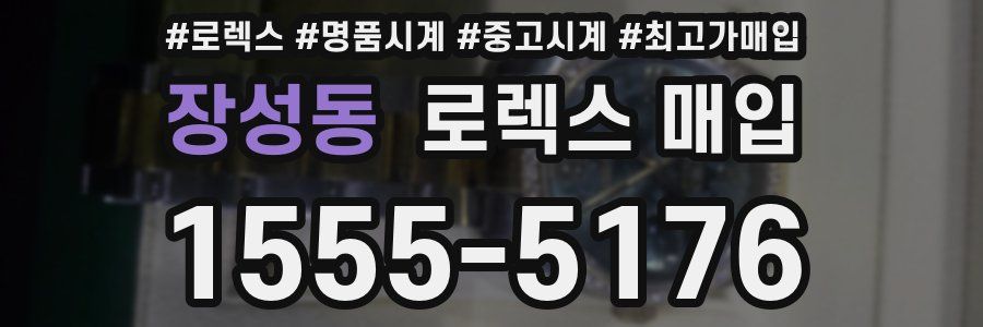 장성동 로렉스 매입