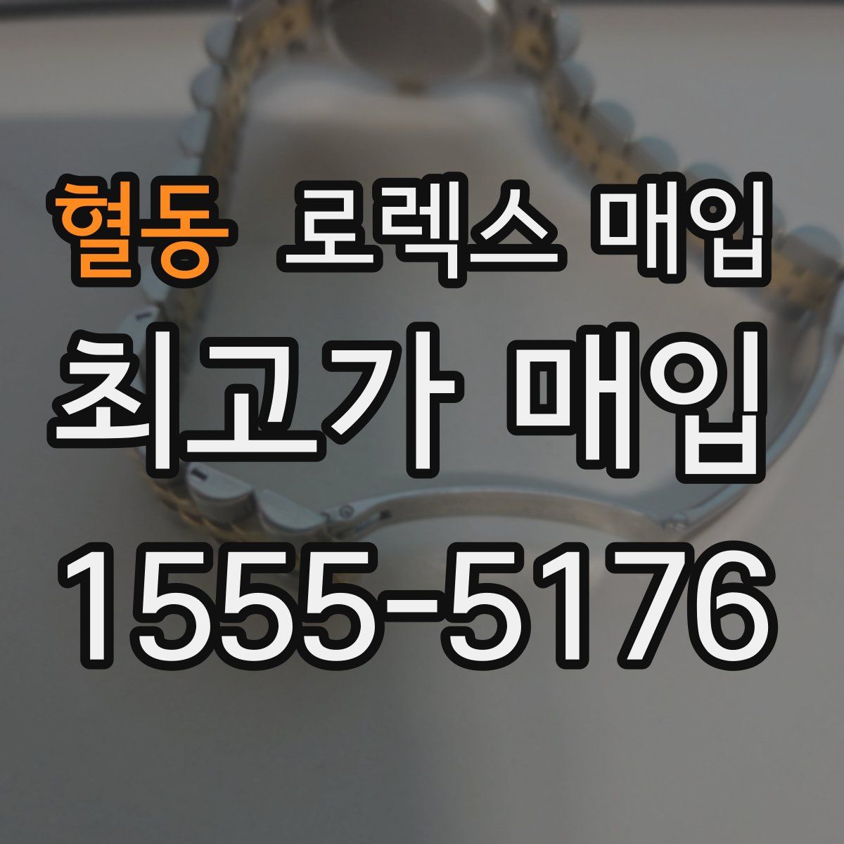 혈동 로렉스 매입