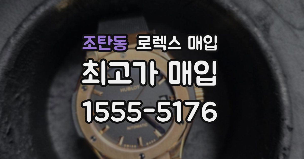 조탄동 로렉스 매입