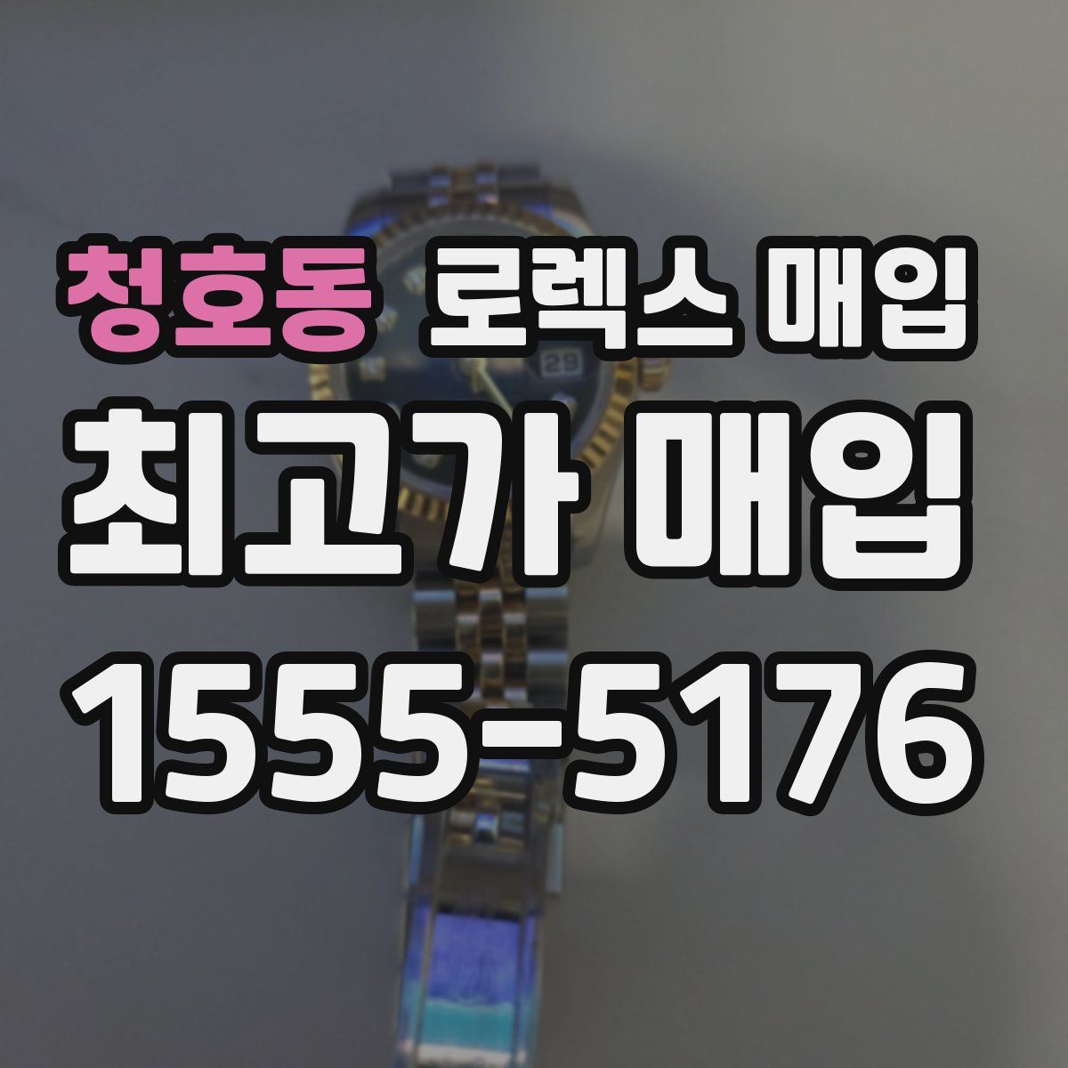 청호동 로렉스 매입