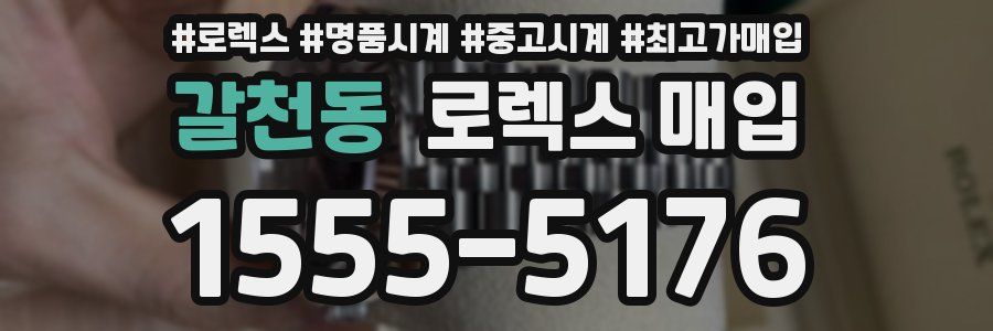 갈천동 로렉스 매입