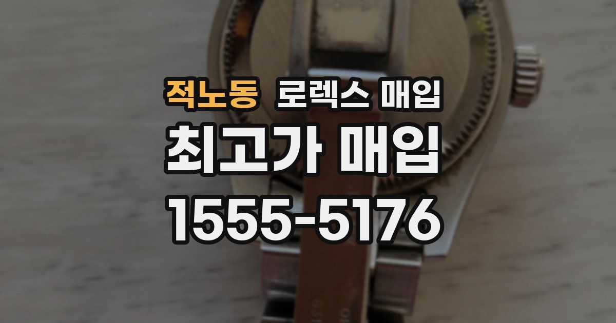 적노동 로렉스 매입