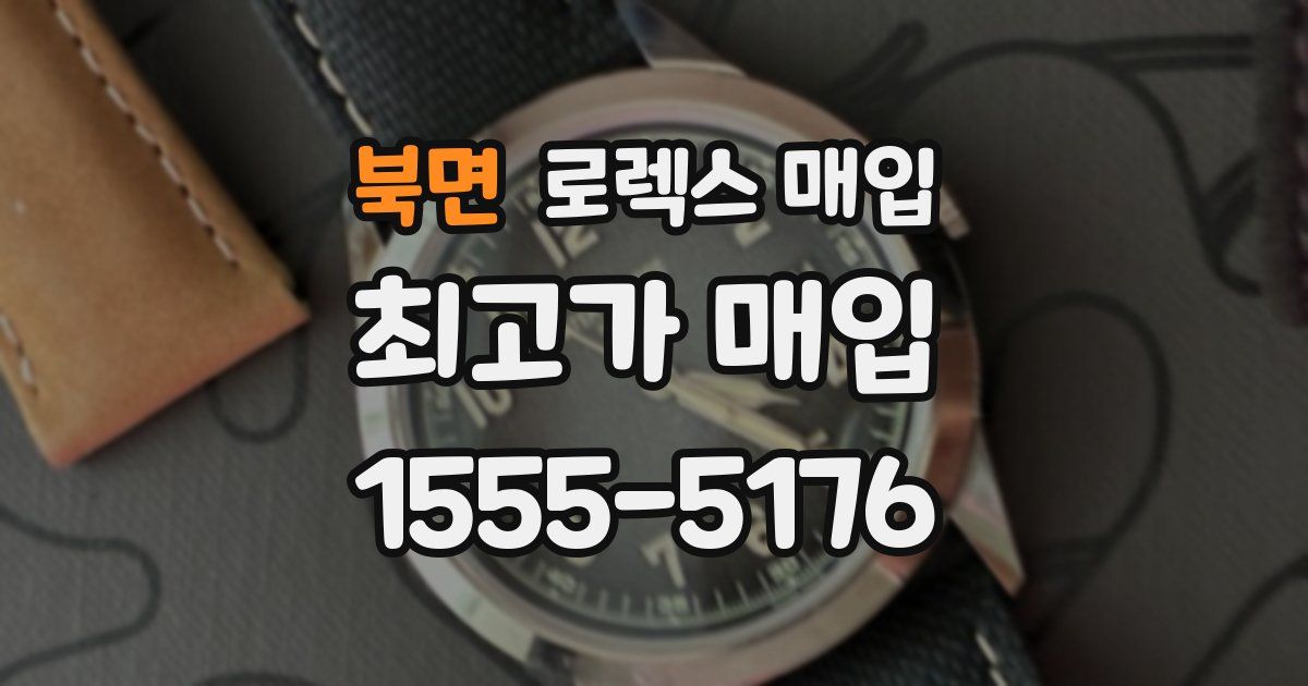 북면 로렉스 매입