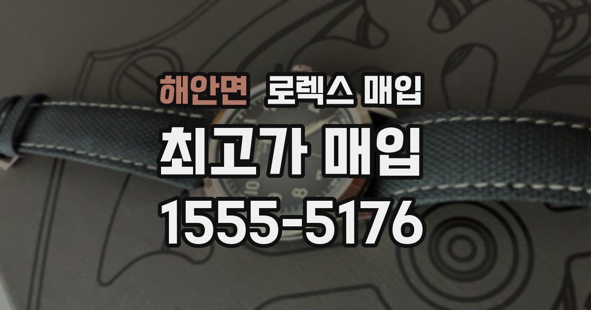 해안면 로렉스 매입