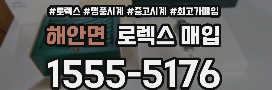 해안면 로렉스 매입