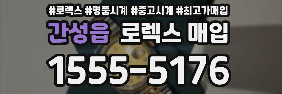 간성읍 로렉스 매입