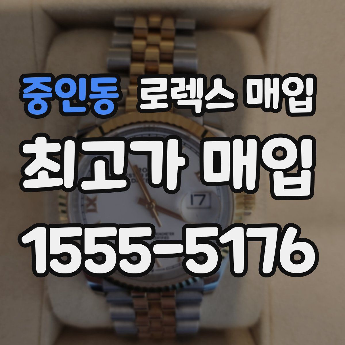 중인동 로렉스 매입