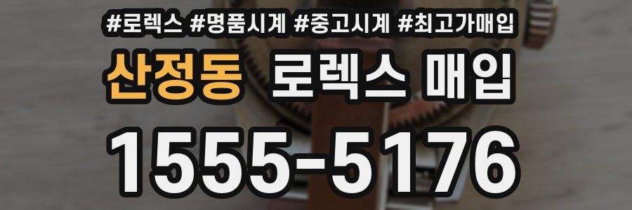 산정동 로렉스 매입