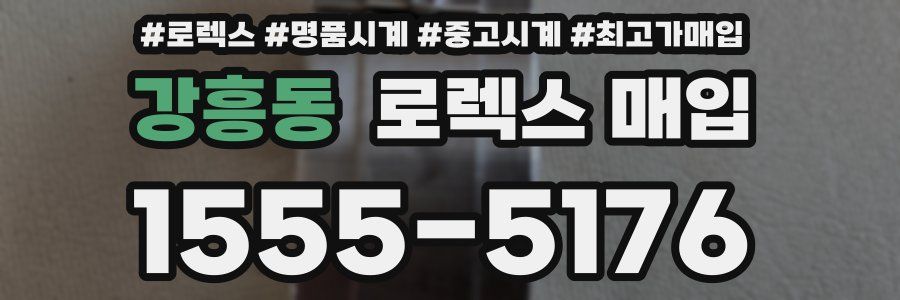 강흥동 로렉스 매입