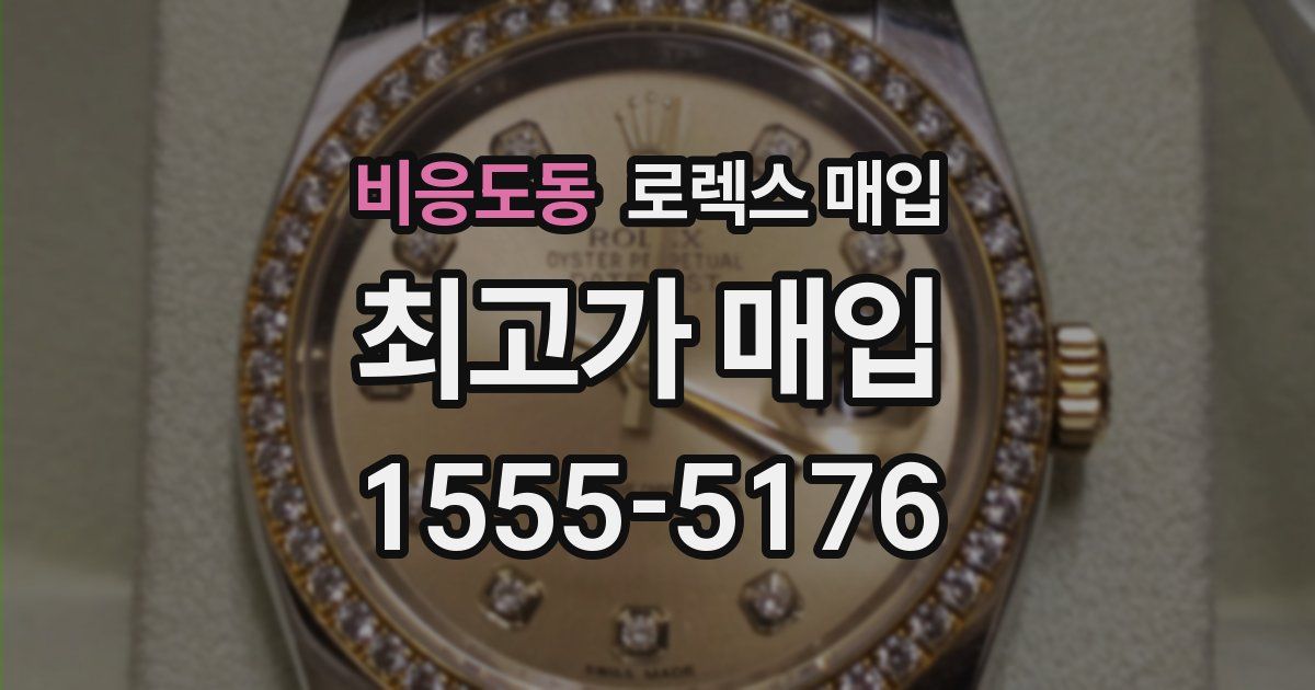 비응도동 로렉스 매입