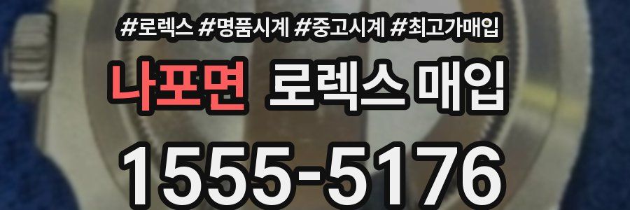 나포면 로렉스 매입