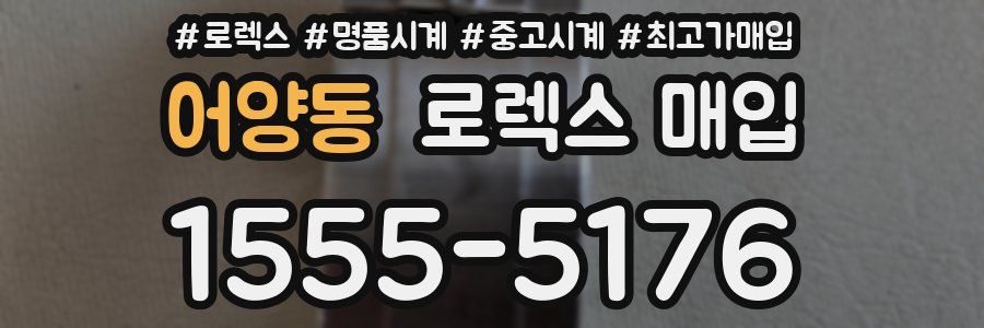 어양동 로렉스 매입