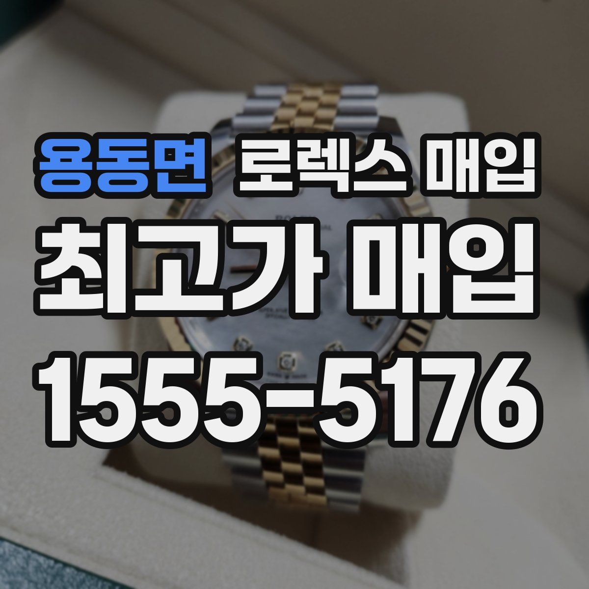 용동면 로렉스 매입