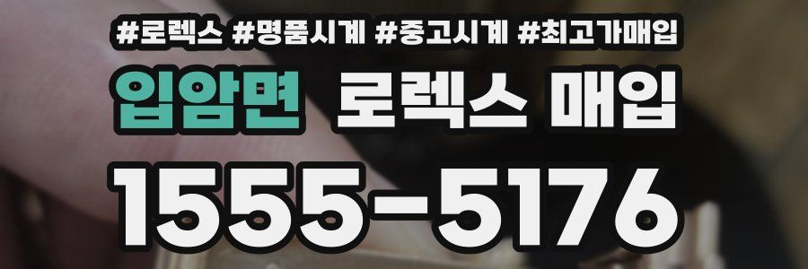 입암면 로렉스 매입