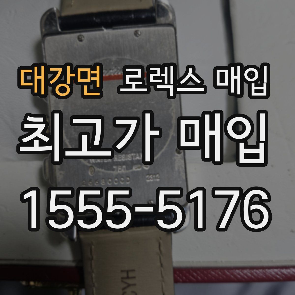 대강면 로렉스 매입