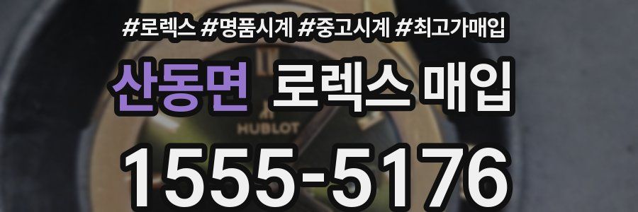 산동면 로렉스 매입