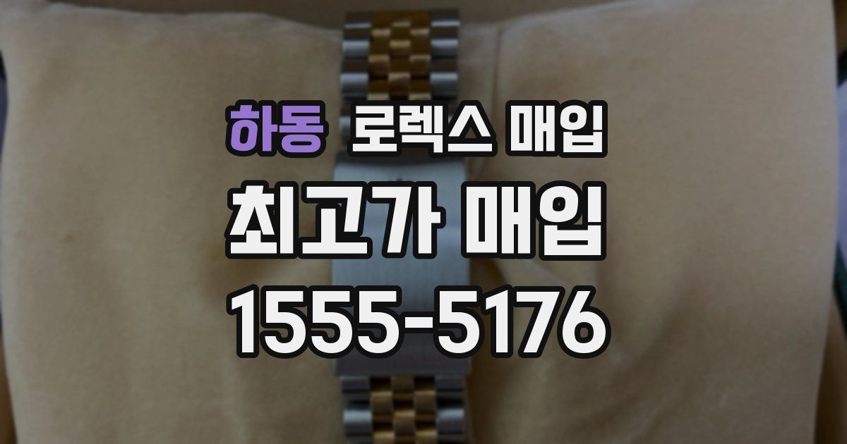 하동 로렉스 매입