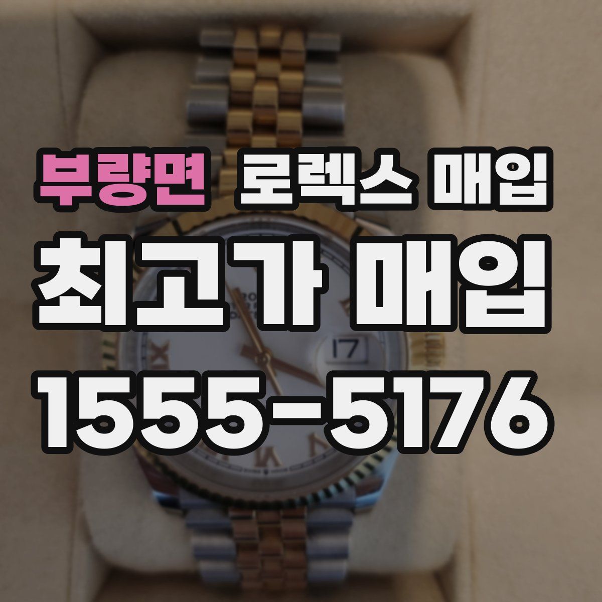 부량면 로렉스 매입