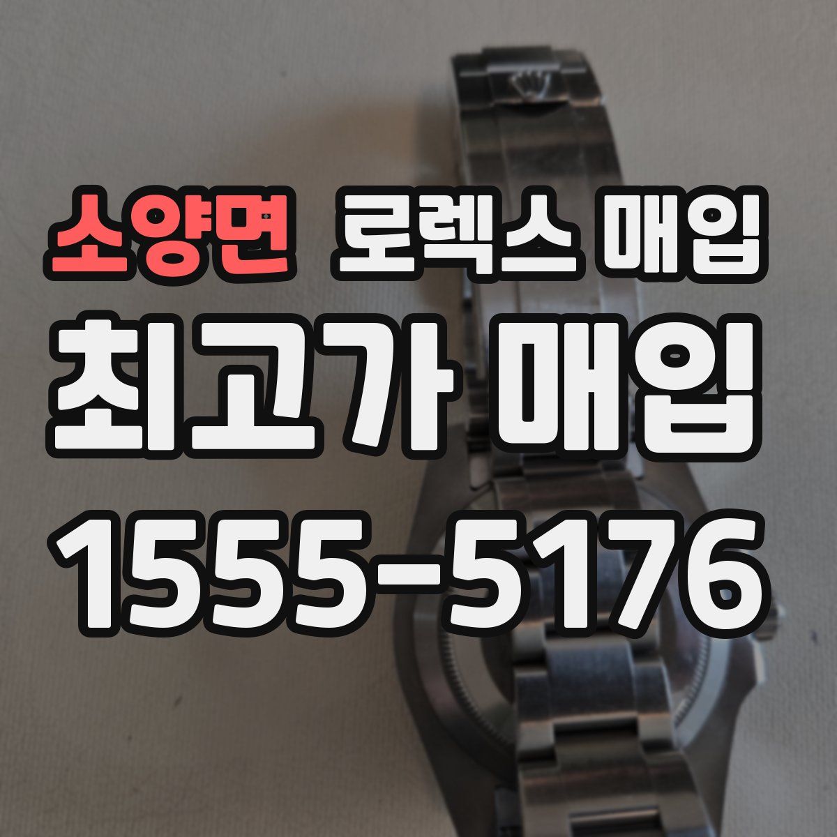 소양면 로렉스 매입