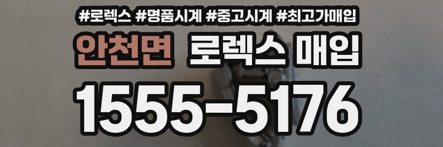 안천면 로렉스 매입