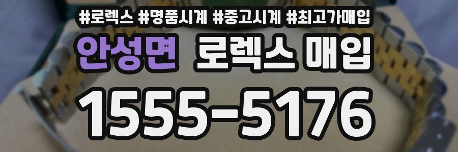 안성면 로렉스 매입