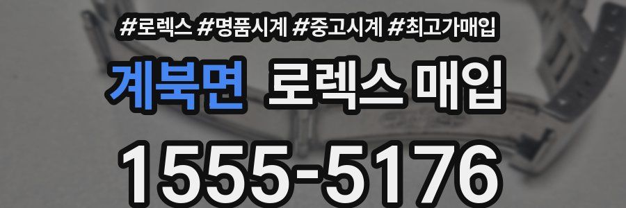 계북면 로렉스 매입