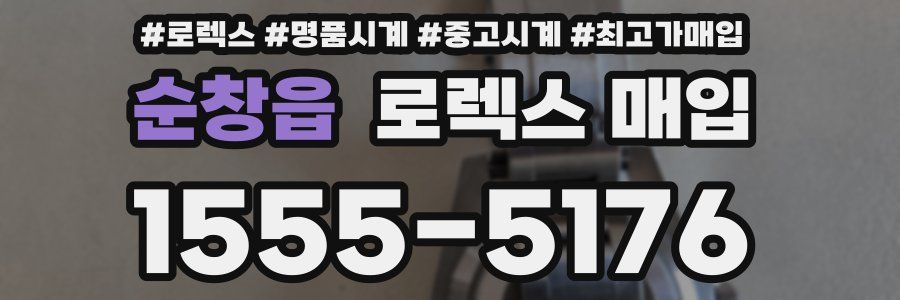 순창읍 로렉스 매입