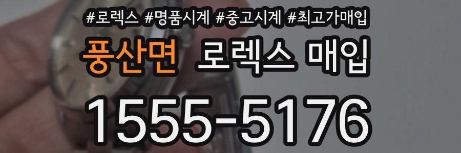 풍산면 로렉스 매입