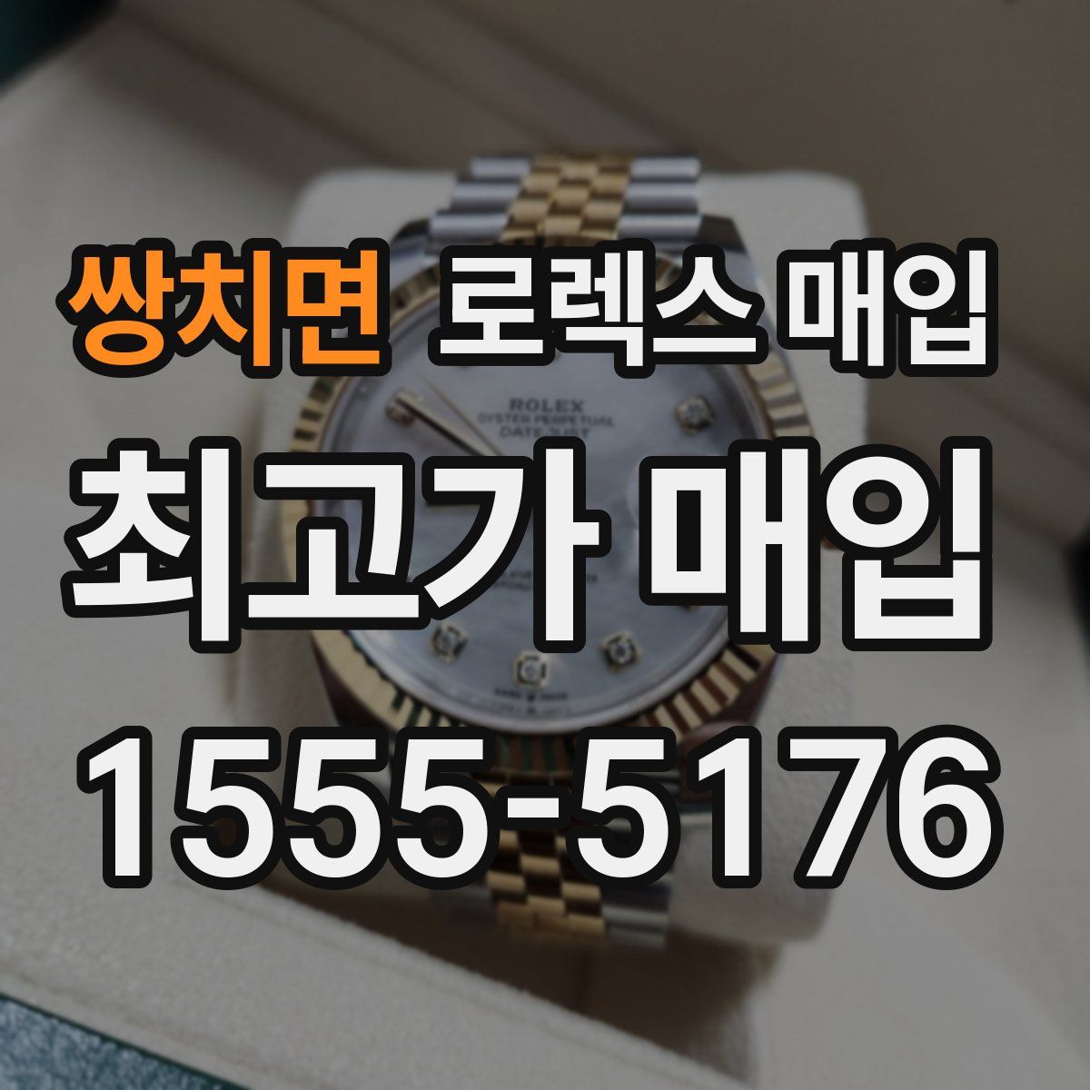 쌍치면 로렉스 매입